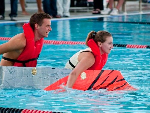 Swimmers using Duct Tape