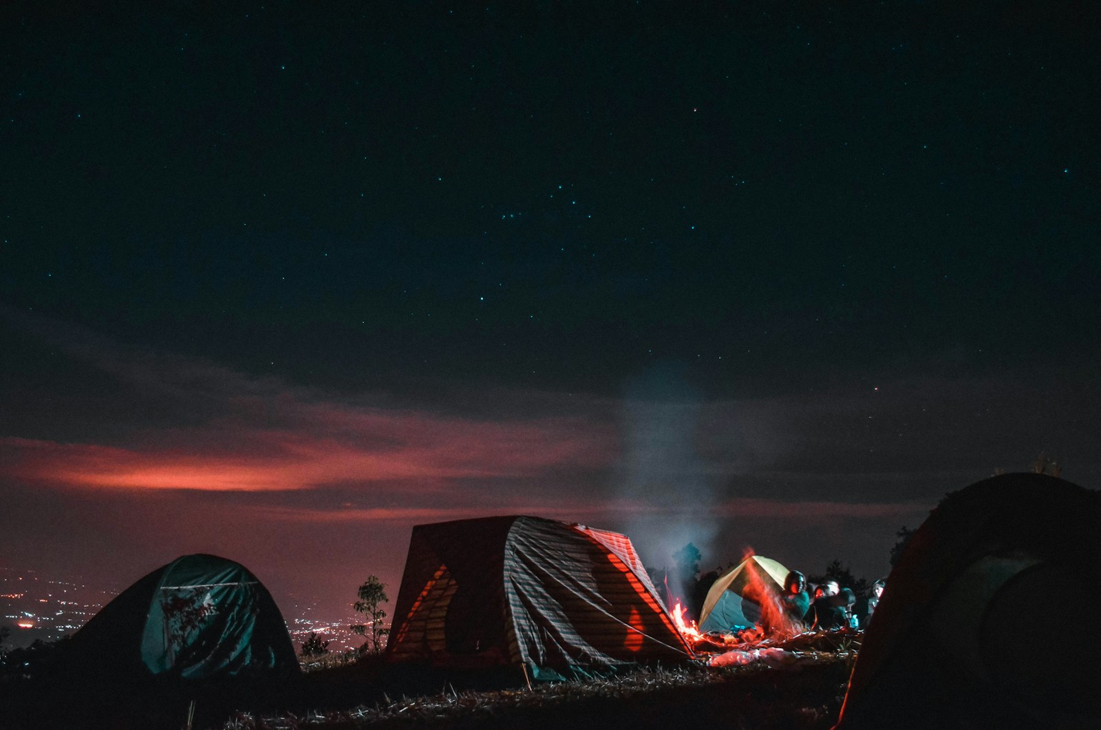 A Starry Sky Captured on Camping
