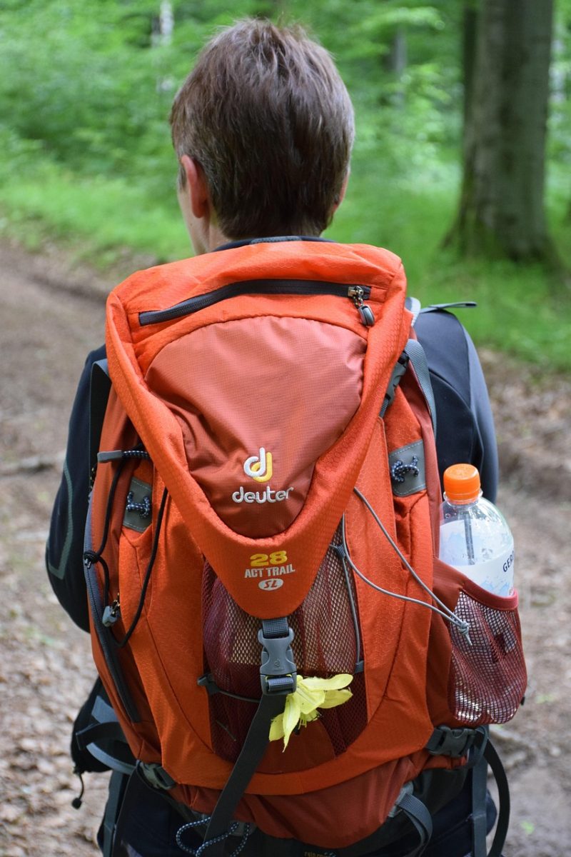 A Person Using Deuter Speed Lite 20 Bag