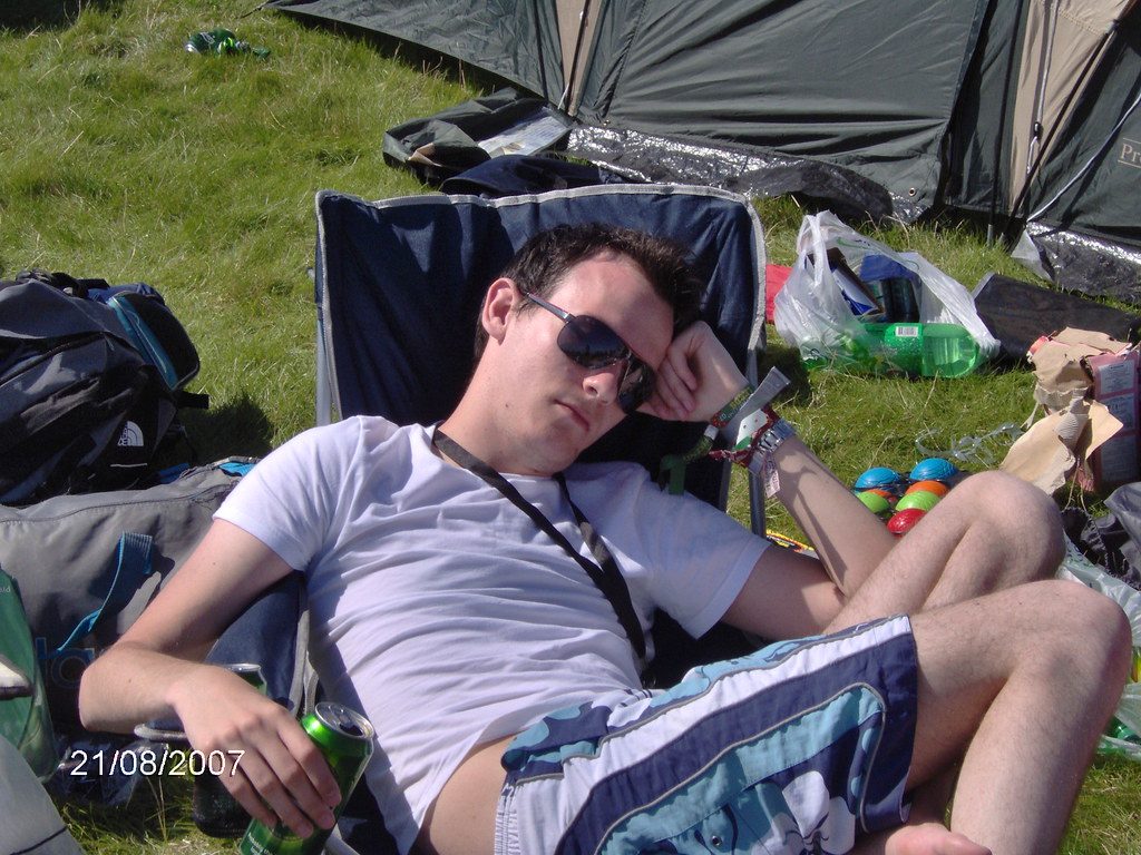 A Person Sleeping without any Insect Repelant