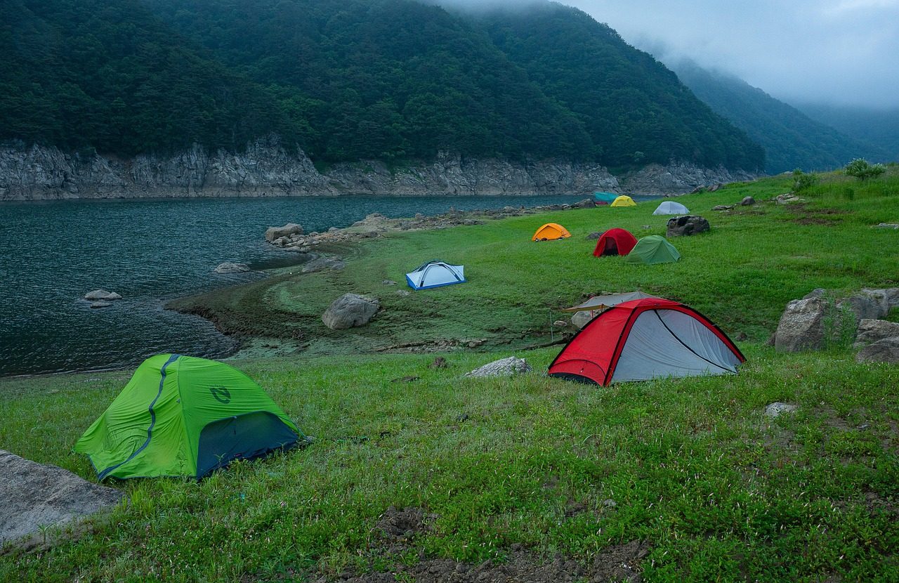 Camping Near Riverside