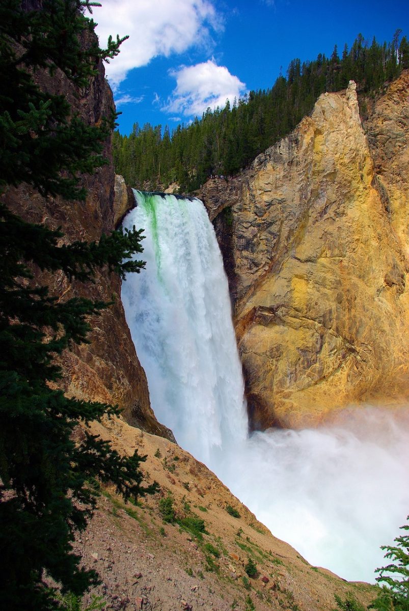 Tower Fall in Yellowstone's Grand Loop road