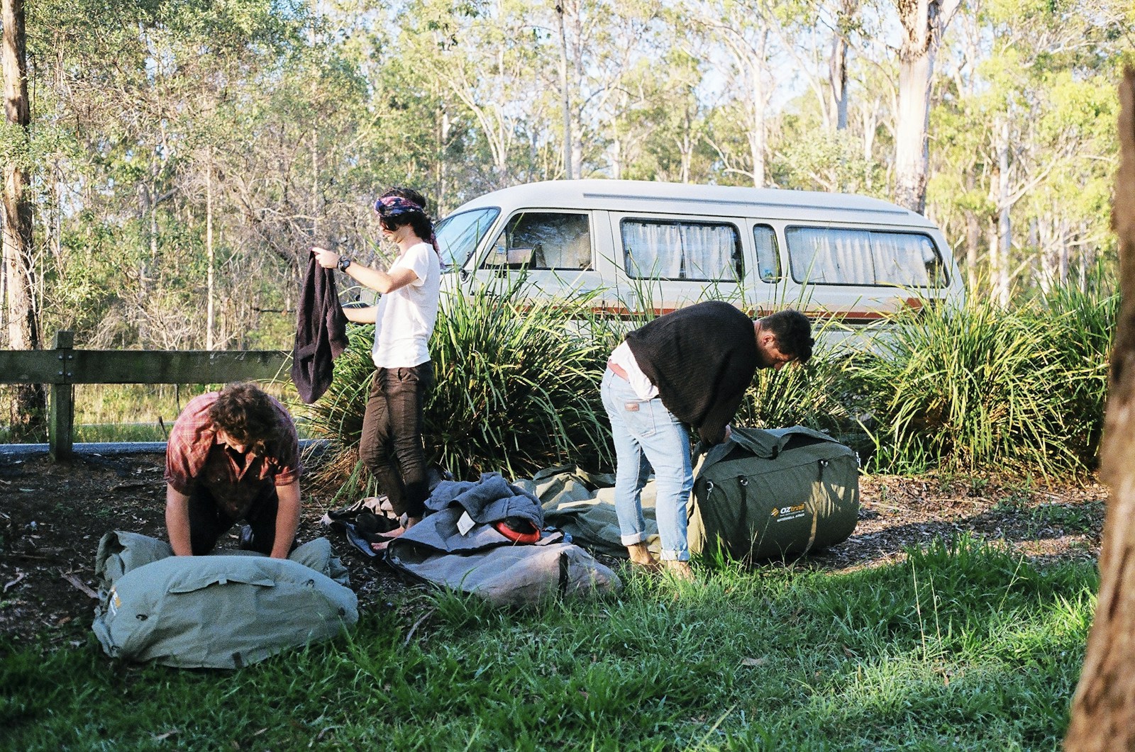 Bushcraft Enthusiasts Packing Their Bag to go on Adventure