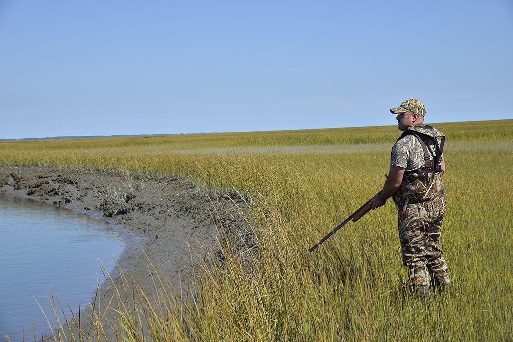 A Hunter near Water Edge
