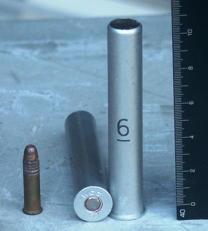 M35 .410 shotgun shells for M-6 survival gun w/.22 long rifle for comparison