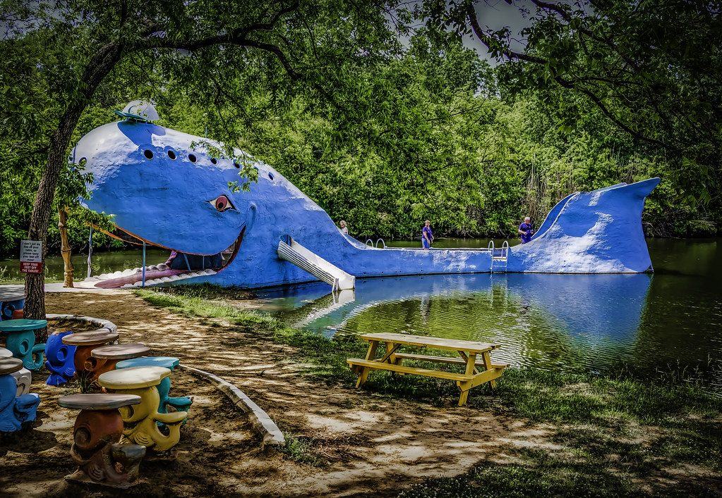 The Blue Whale of Catoosa in Oklahoma
