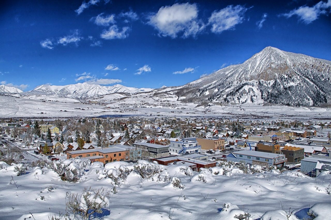 Crested Butte in Colorado Mountain