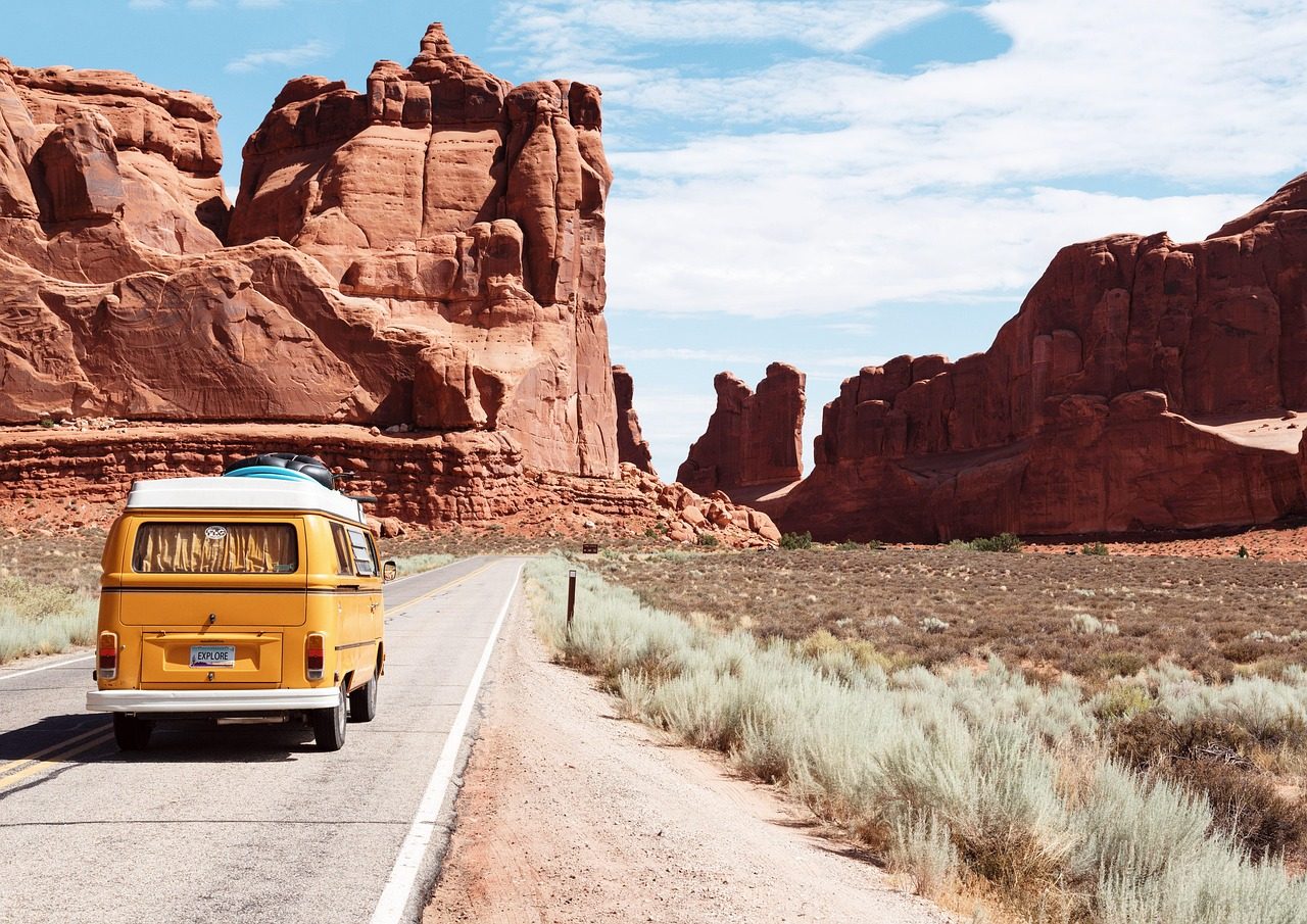 Scenic Drive Along Zion Canyon