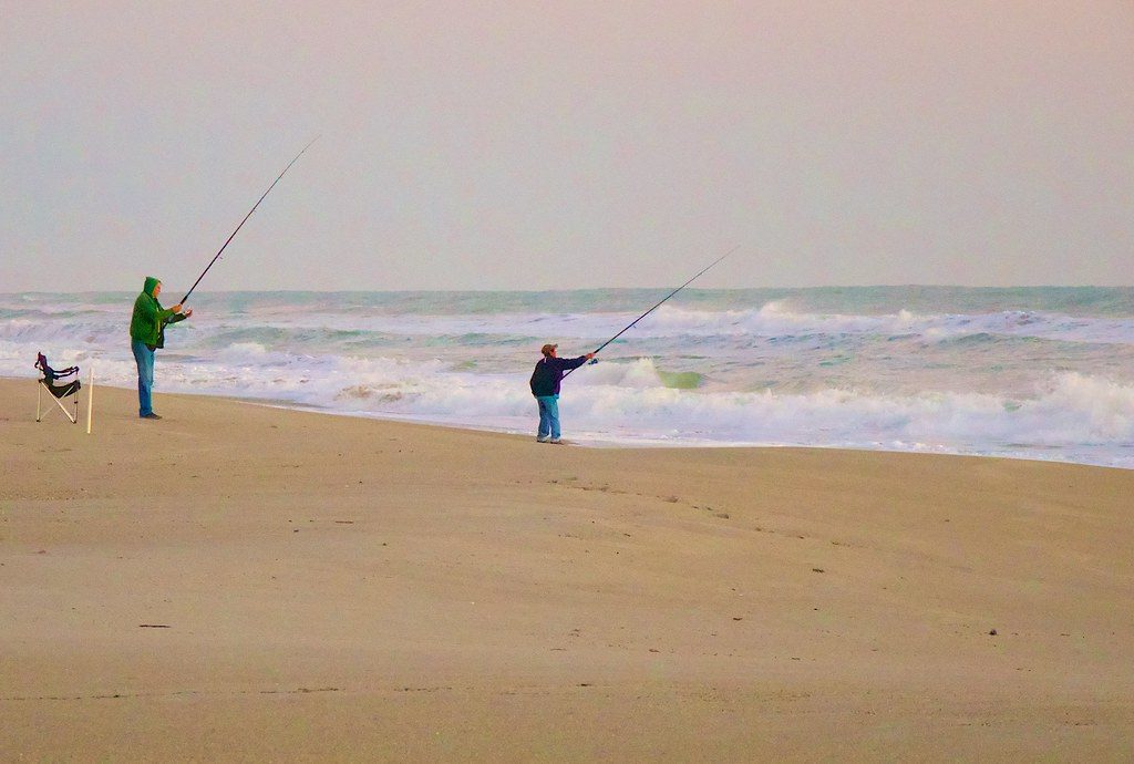 A Man Fishing