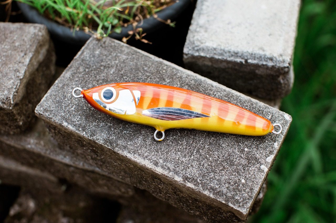 Orange Bait for Fishing