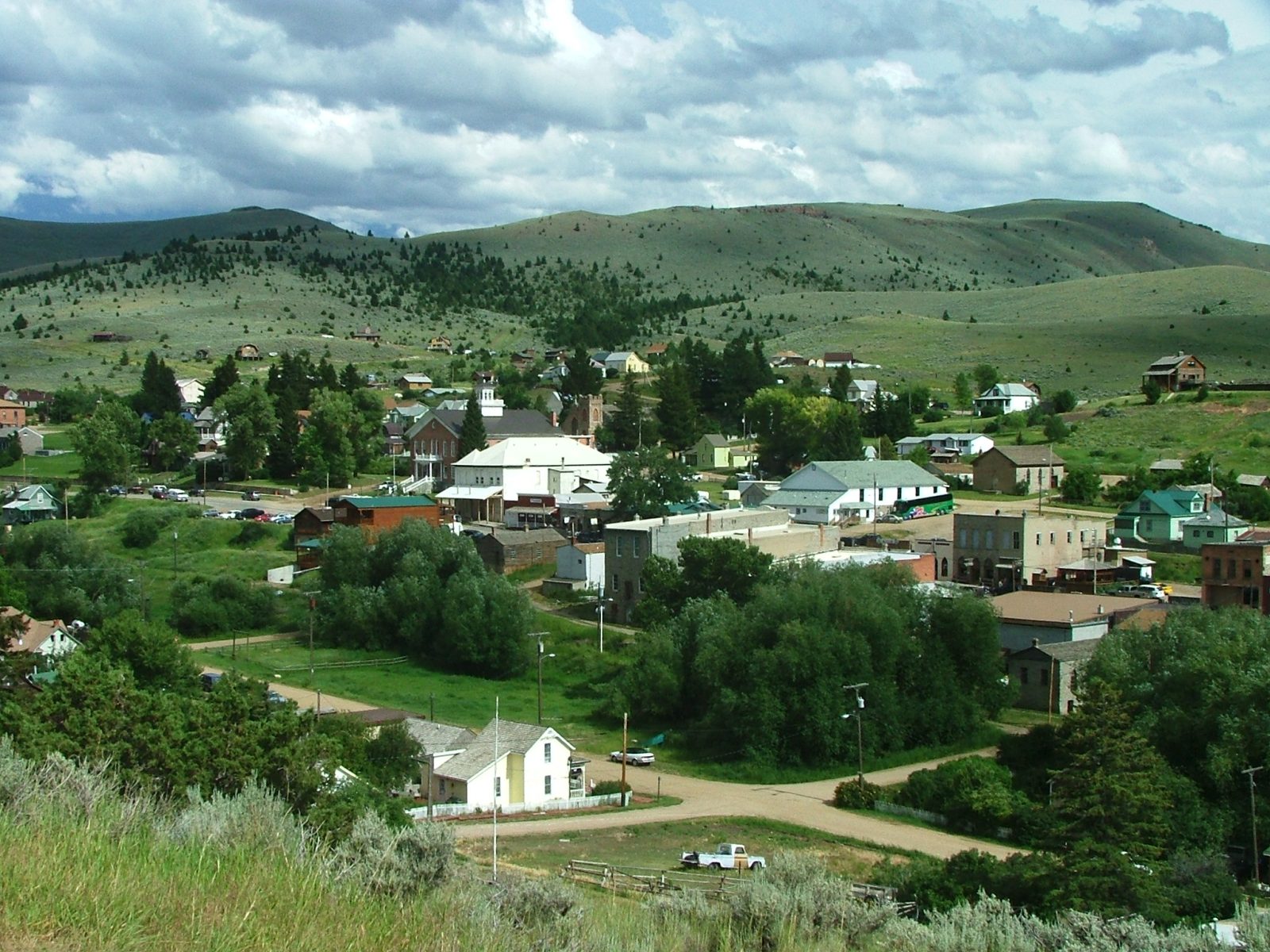 Aerial View of Virginia City
