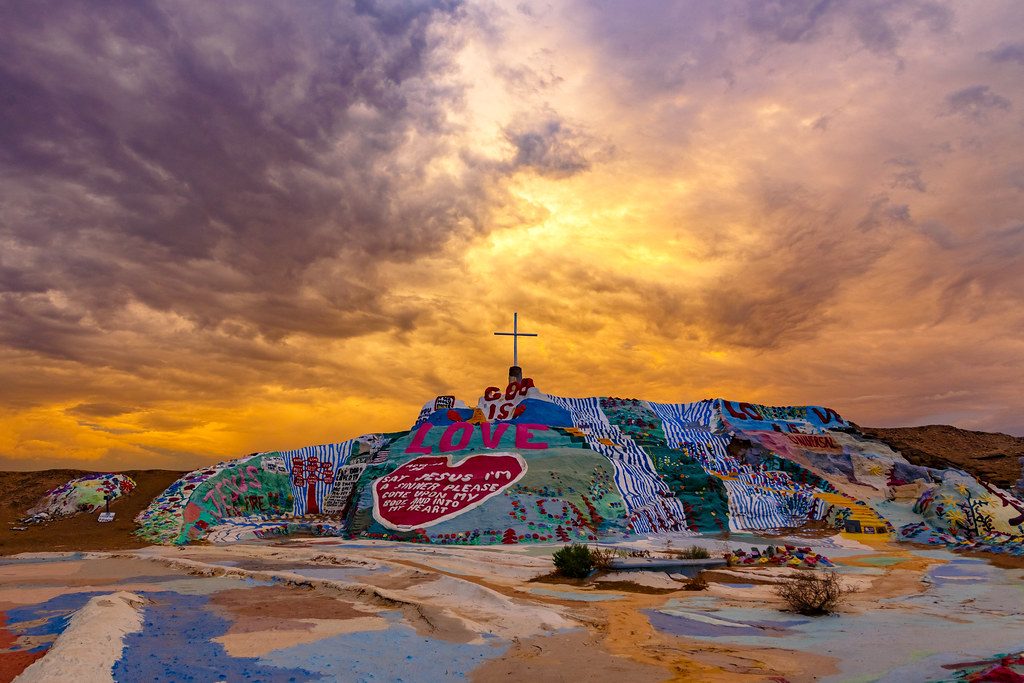 Salvation Mountain in California