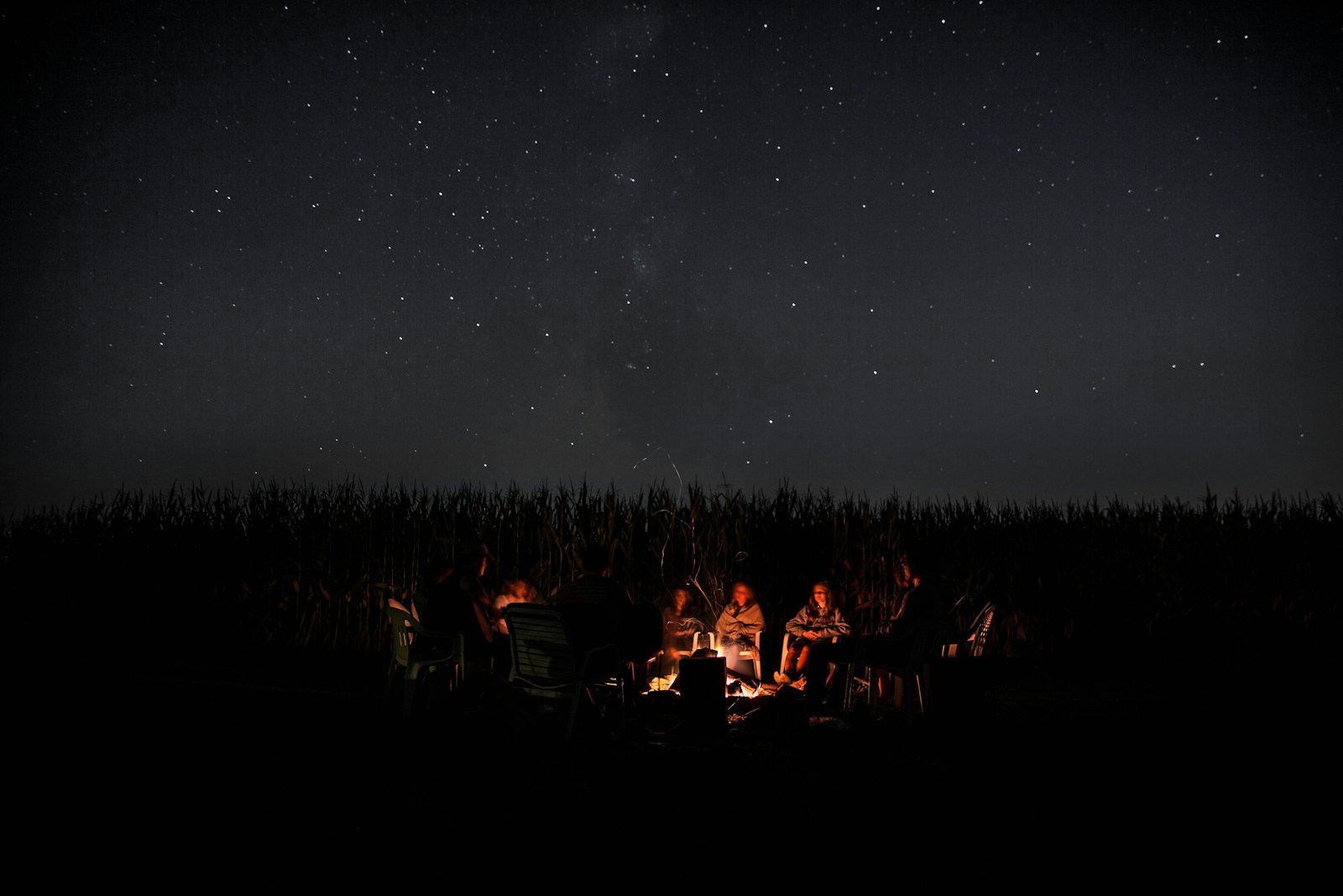 Storytelling Under the Stars During the campfire