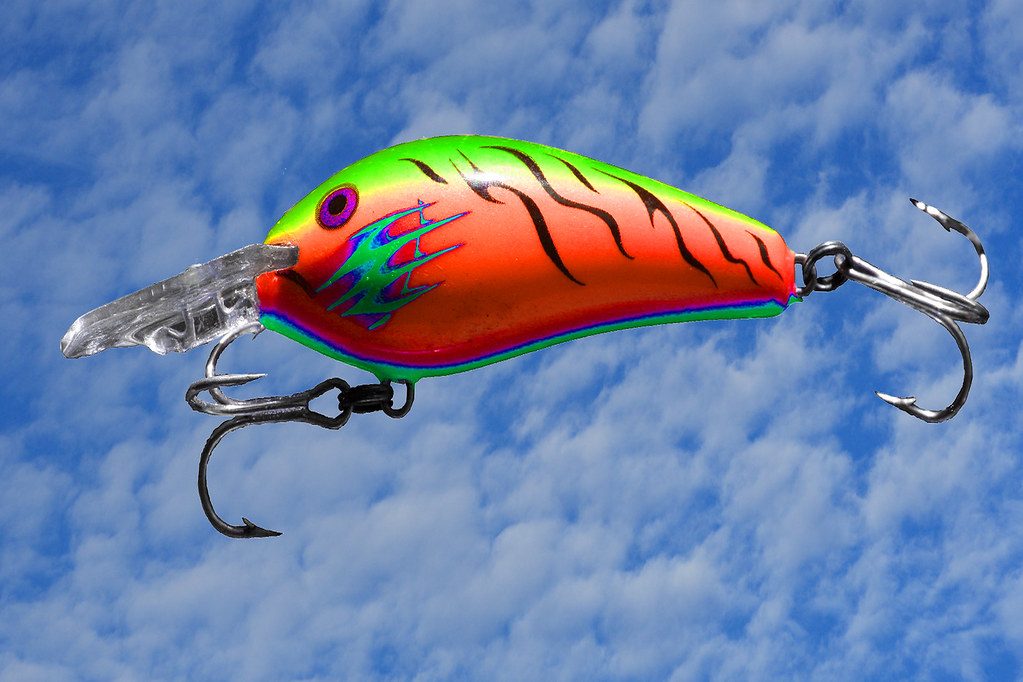 Red colored Bait for Fishing