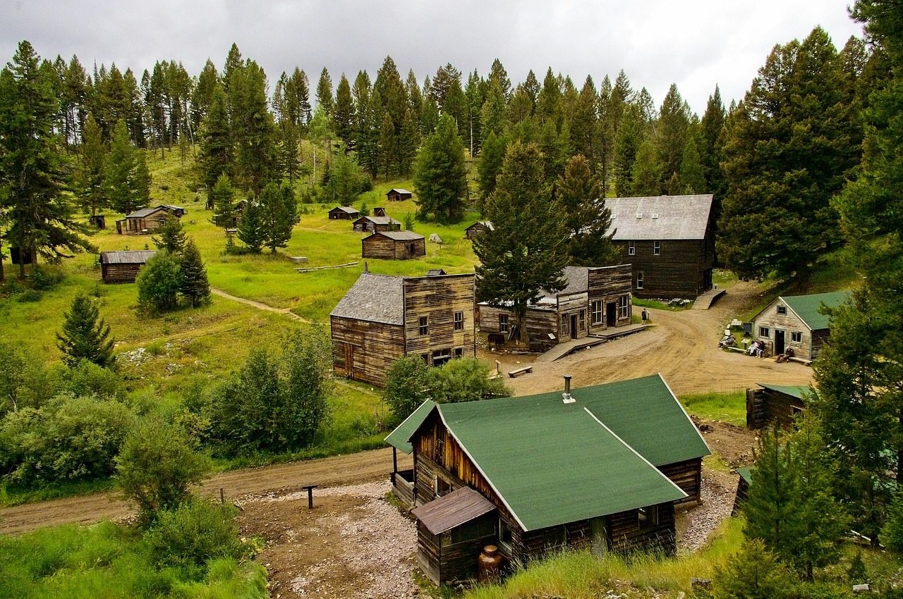 Ghost Town of Garnet in Montana