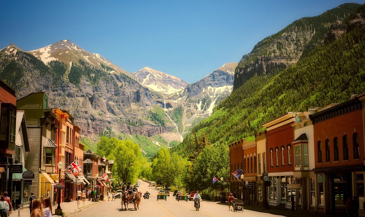 Telluride in Colorado Mountain