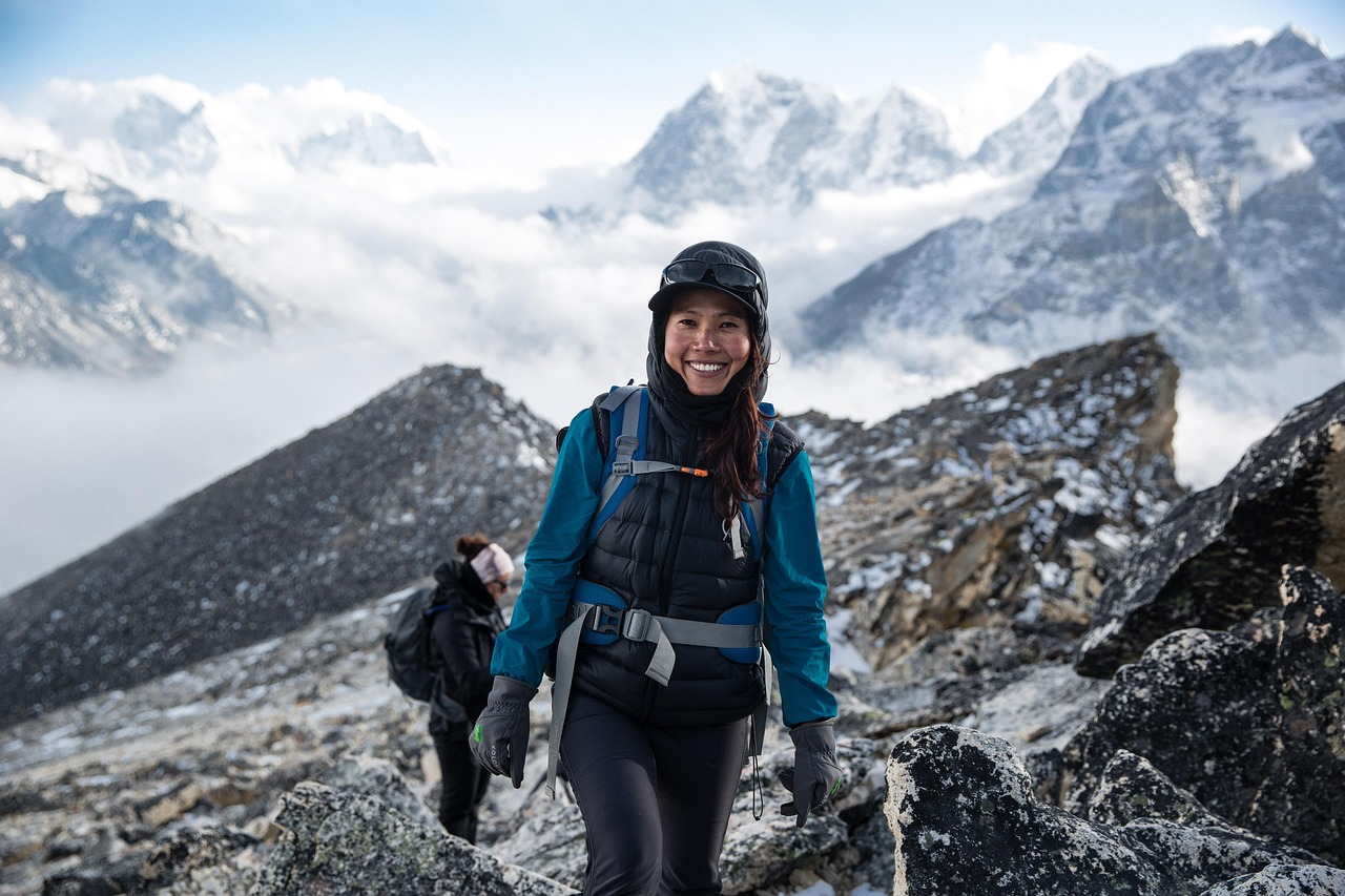 A Confident Women Hiker