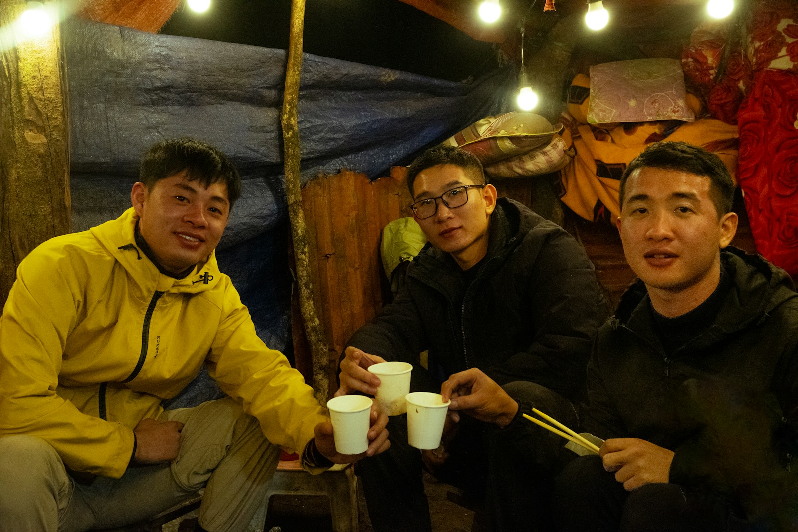 Hot Drink Bar While Camping