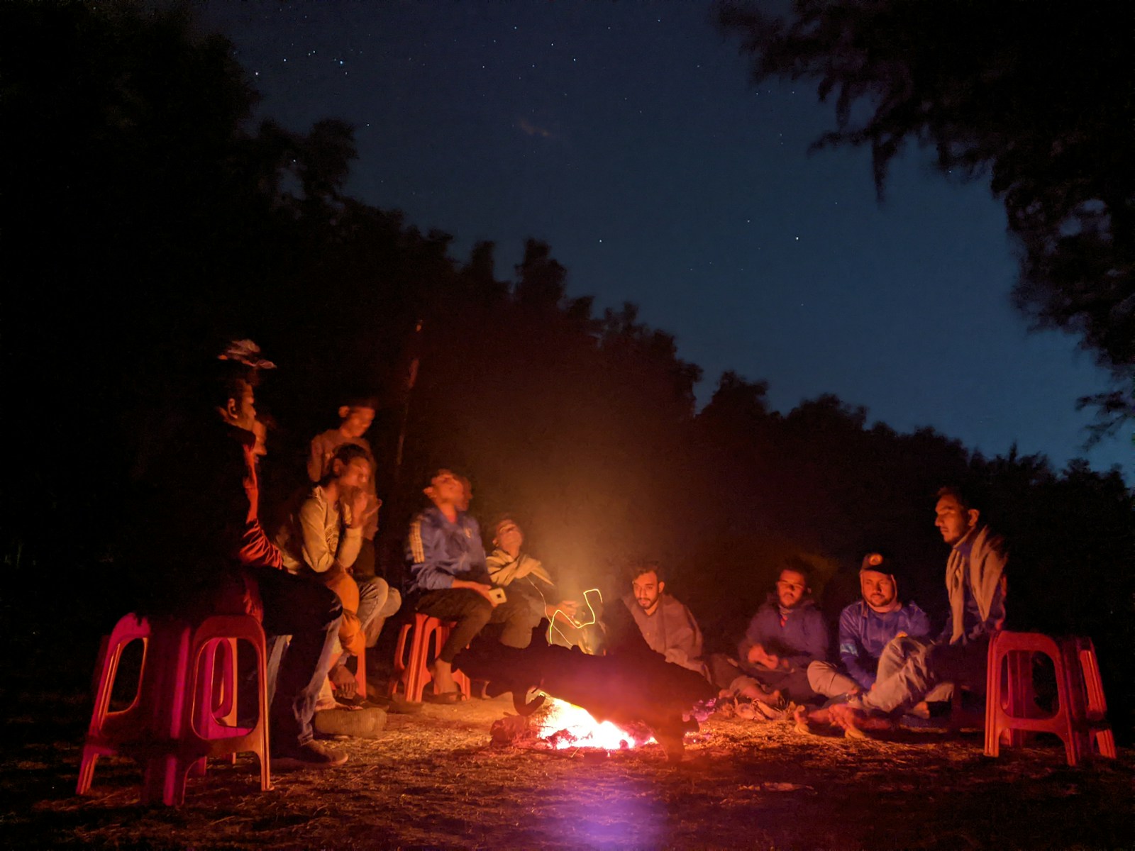 Storytelling by Firelight While Camping