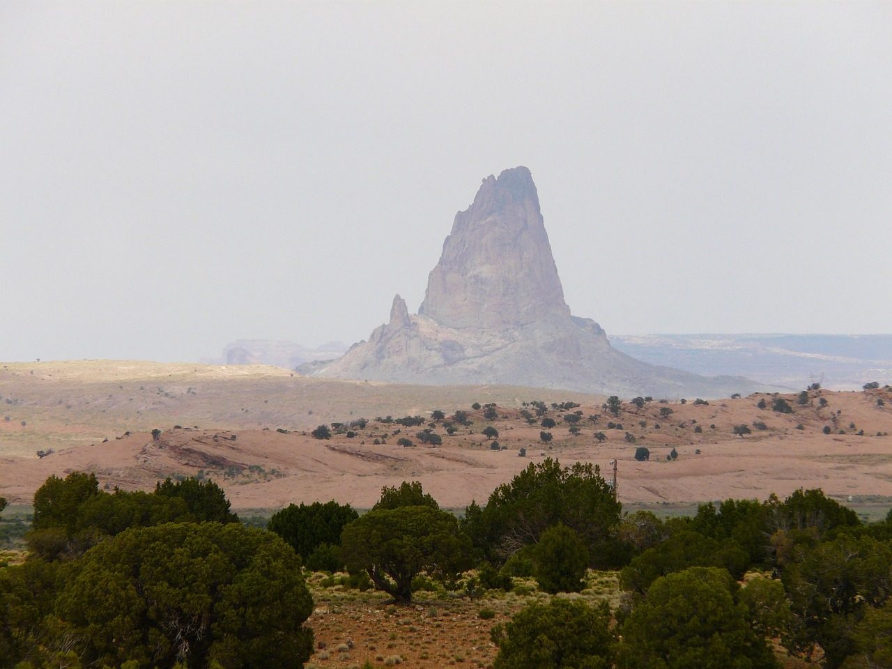 Agathla Peak and Surrounding Ruins
