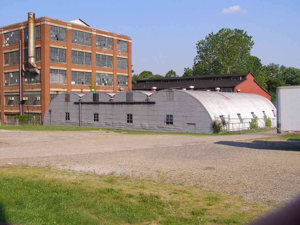 Quonset huts sitting idle
