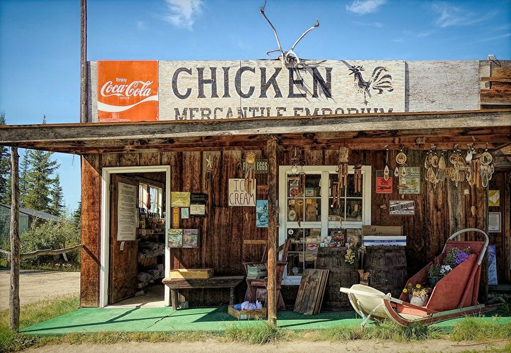 Quaint little shop in Chicken Alaska