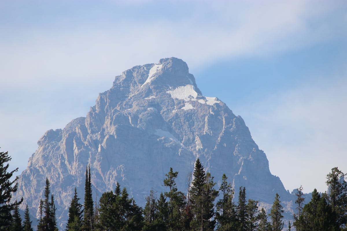 Majestic Teton Mountain in Wyoming, USA