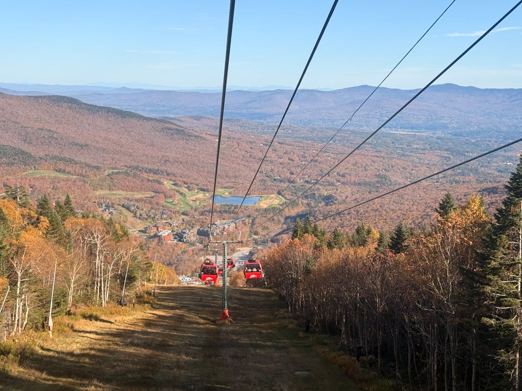 Stunning Fall View from Stowe Gondola Ride