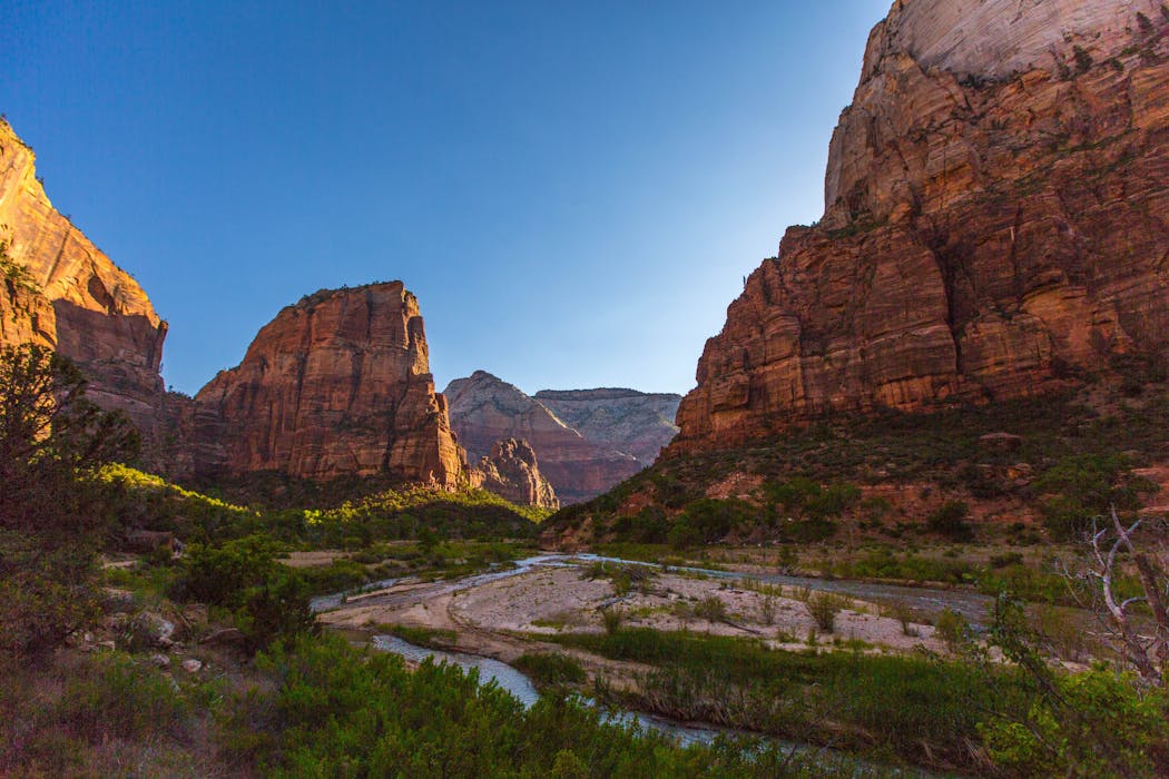 Zion Canyon Riverside Walk, Utah