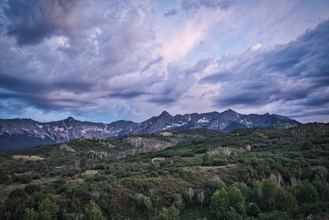 San Juan Mountains in Colorado
