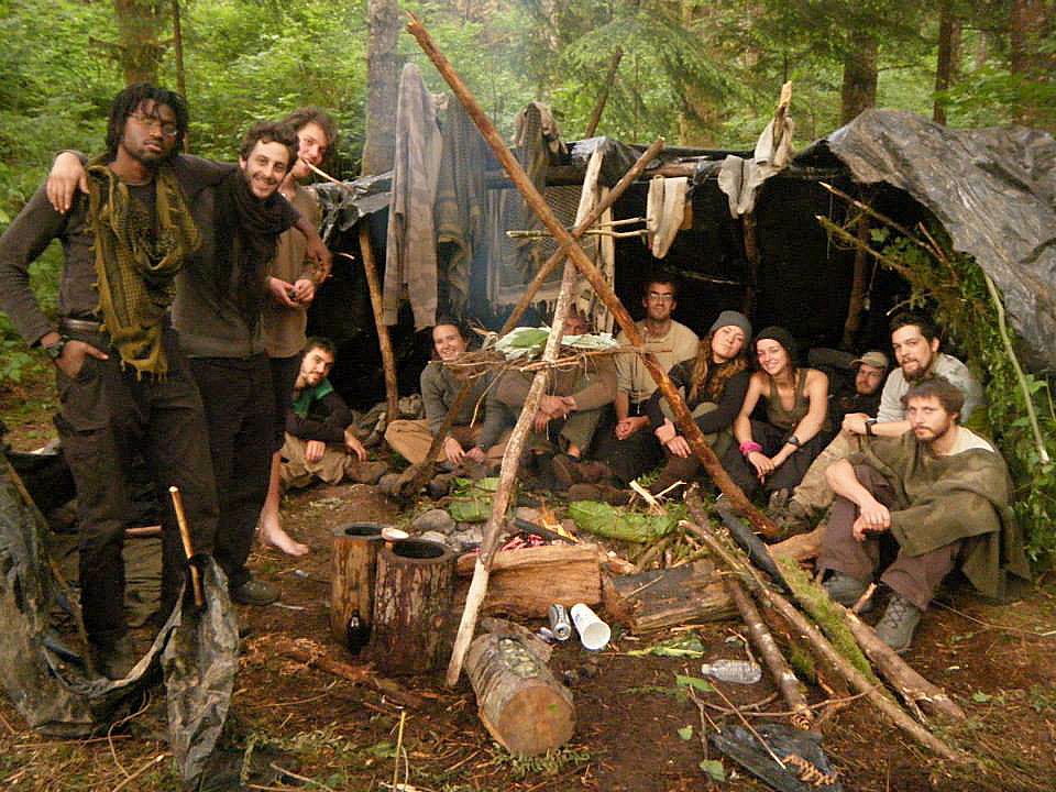 A Group Trying to Survive in Wilderness