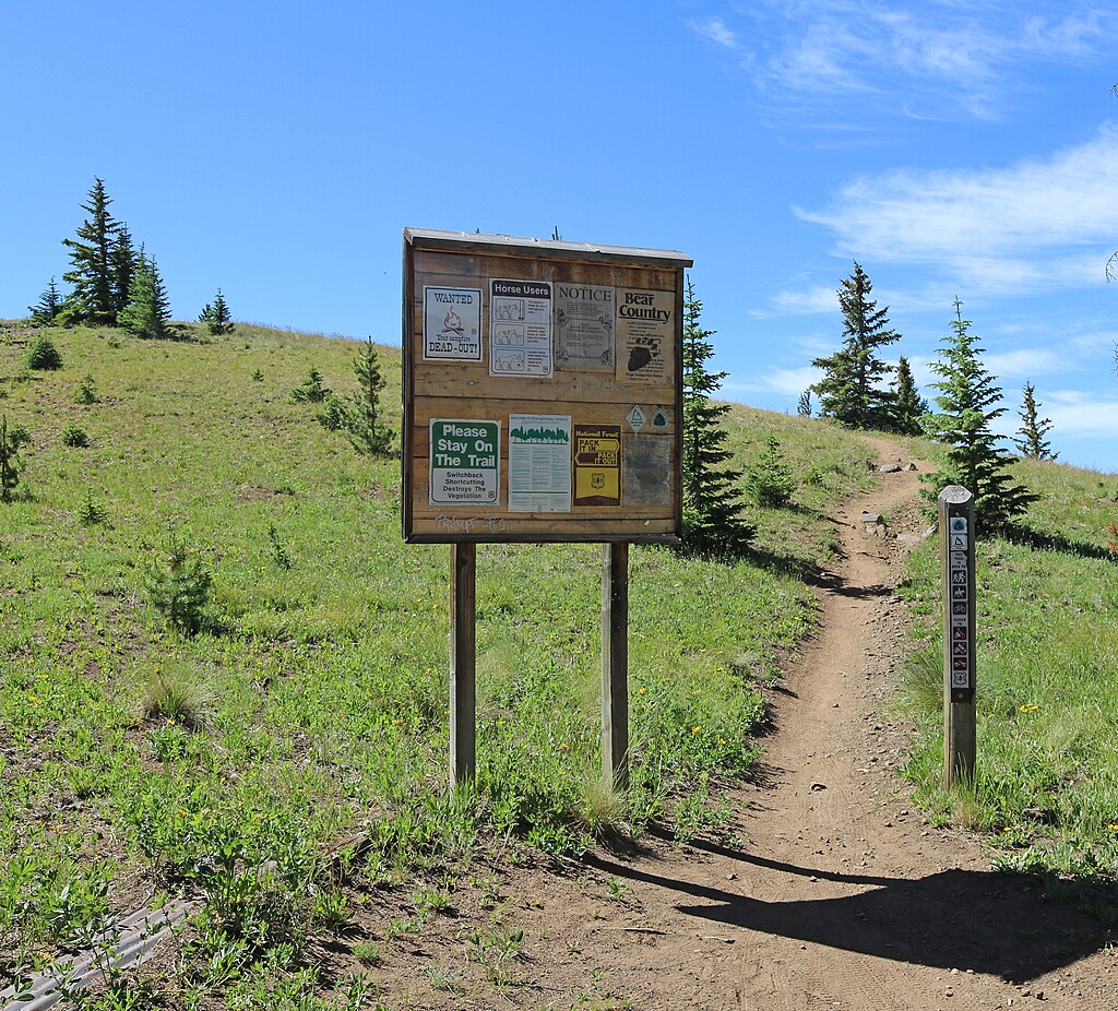 Trail at Marshall Pass