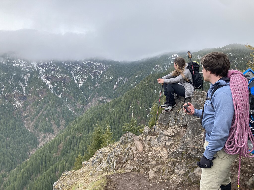 A Group of Friends on a Hike