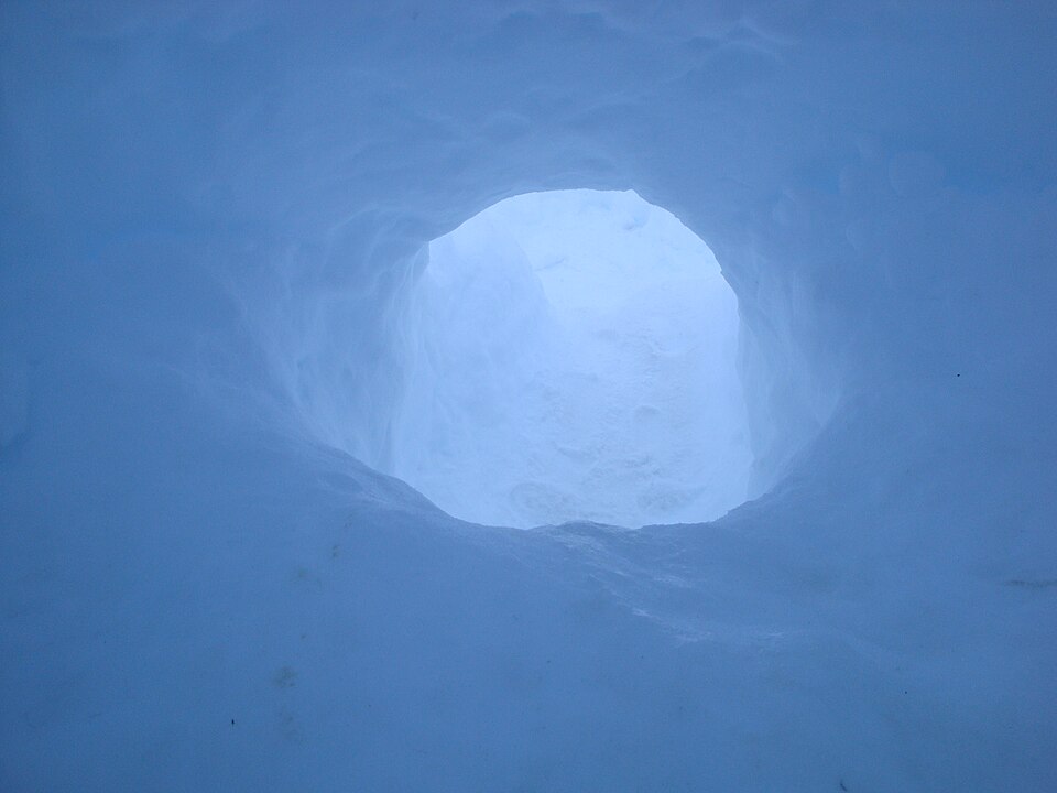 Snow Cave Opening