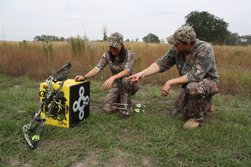 Bow hunting practice
