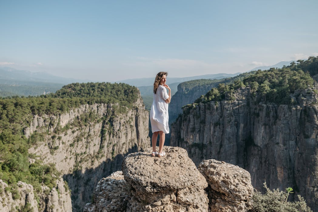 A Person standing on Cliffside