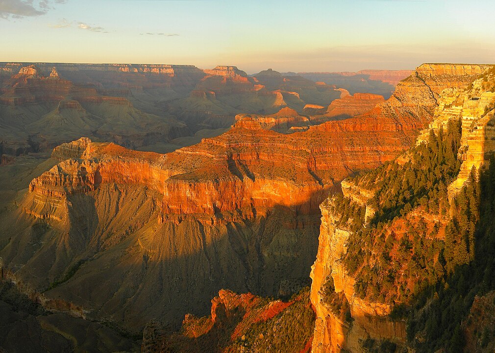 Smoke from prescribed fires on the South Rim, as seen from Yavapai Point