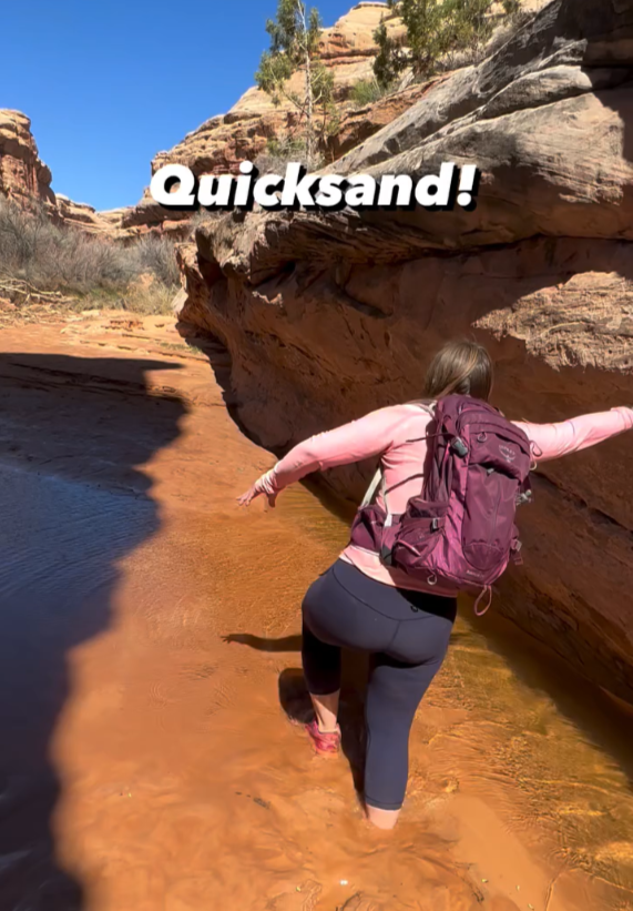 Quicksand In Desert Washes in Utah