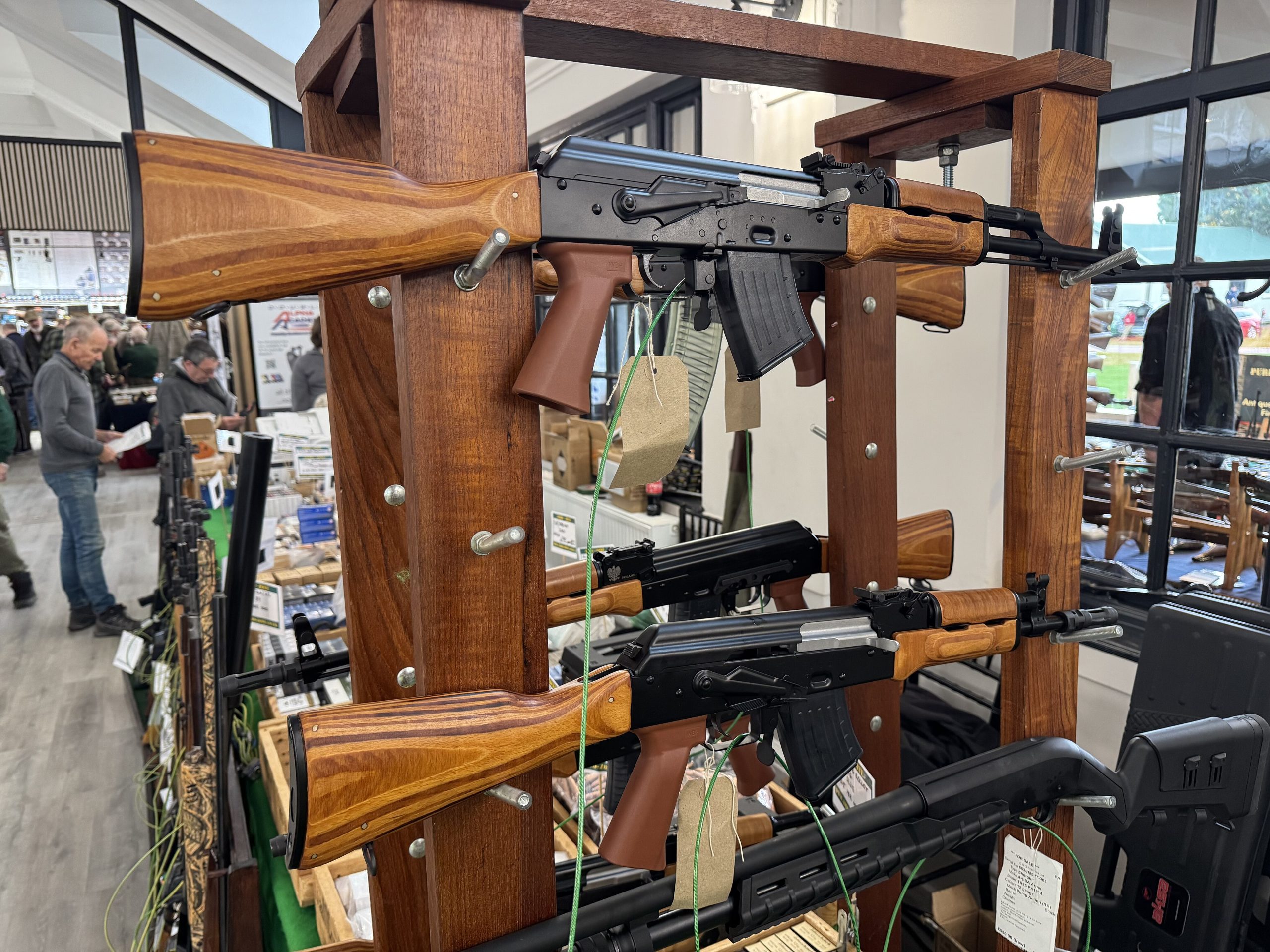 Rifle Showcased at Gun Show