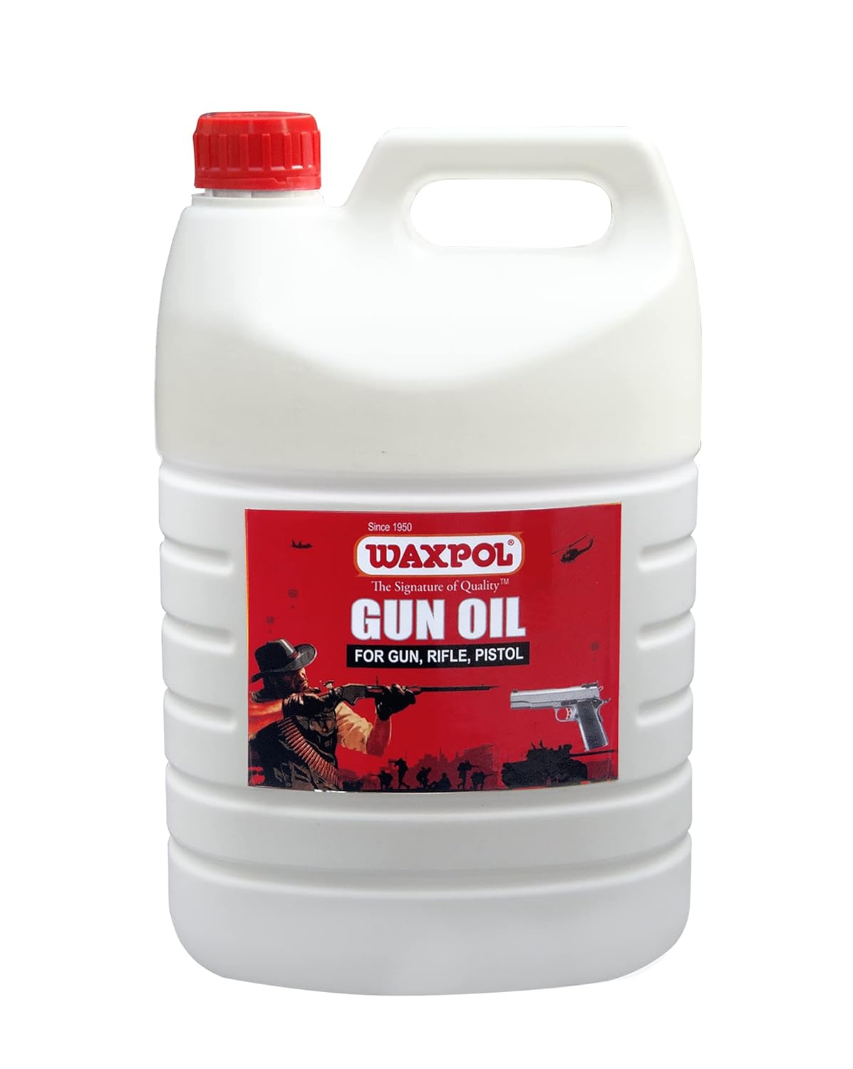 Waxpol Gun Oil 5L For Clean, Lubrications, and Rust Protect Against BuildUp