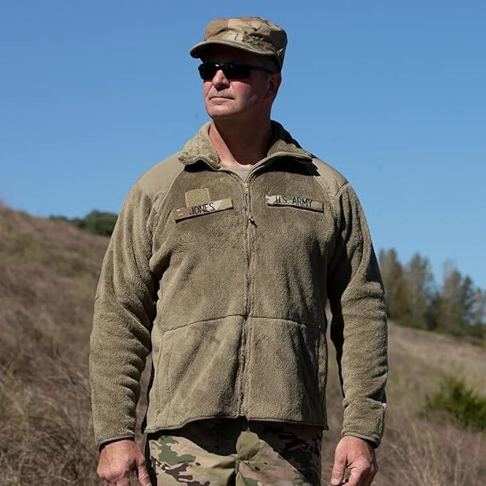 Propper Gen III ECWCS Level 3 Poly Fleece Jacket Full Zip, Olive, XX-Large Long