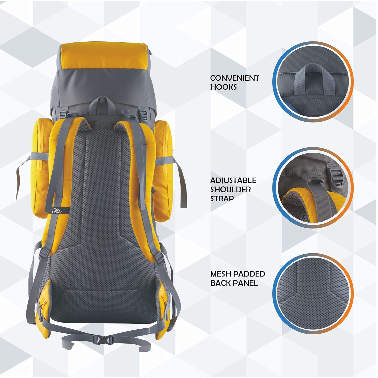 Compression Straps Trekking Backpack