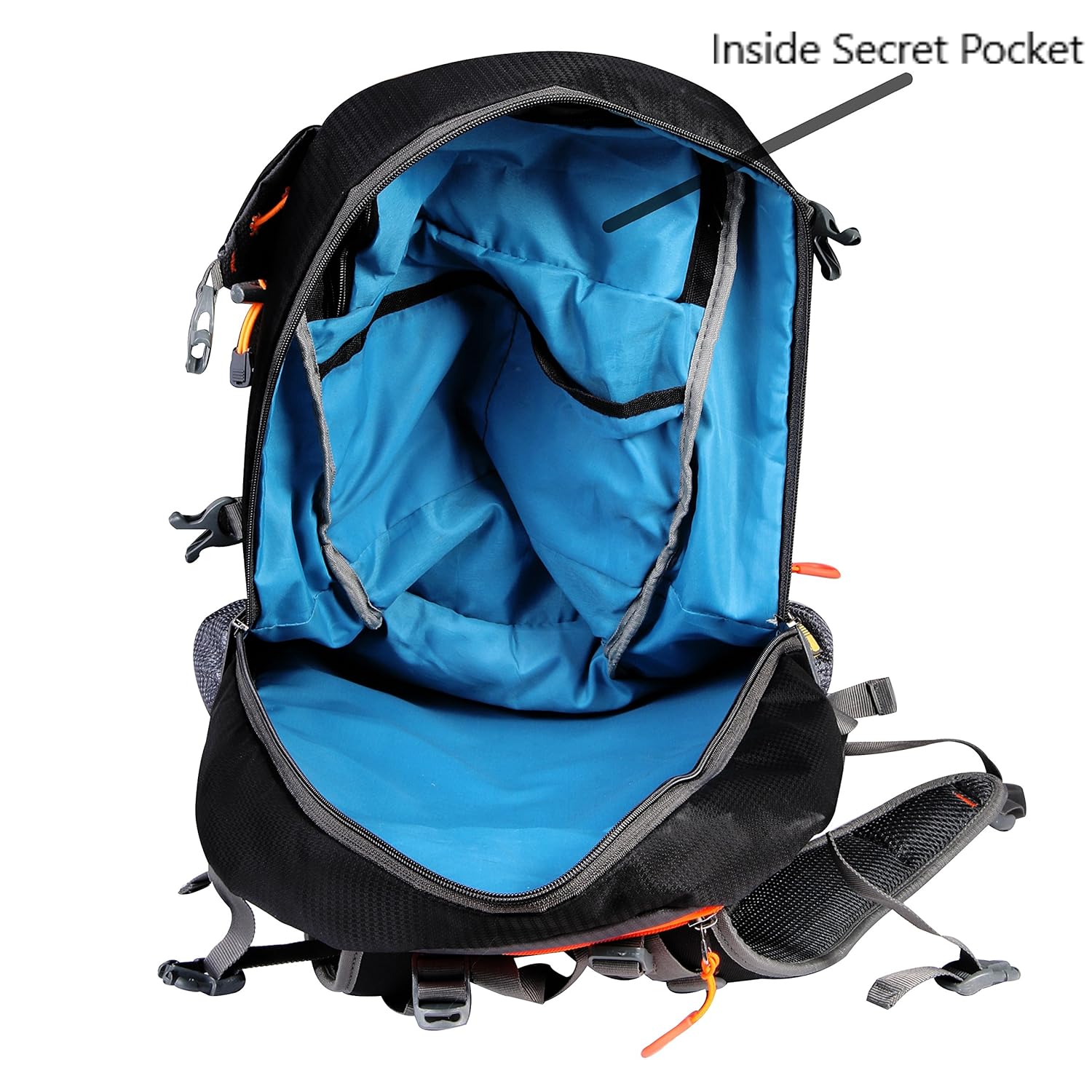 Spacious Front Stash Pocket Trekking Backpack