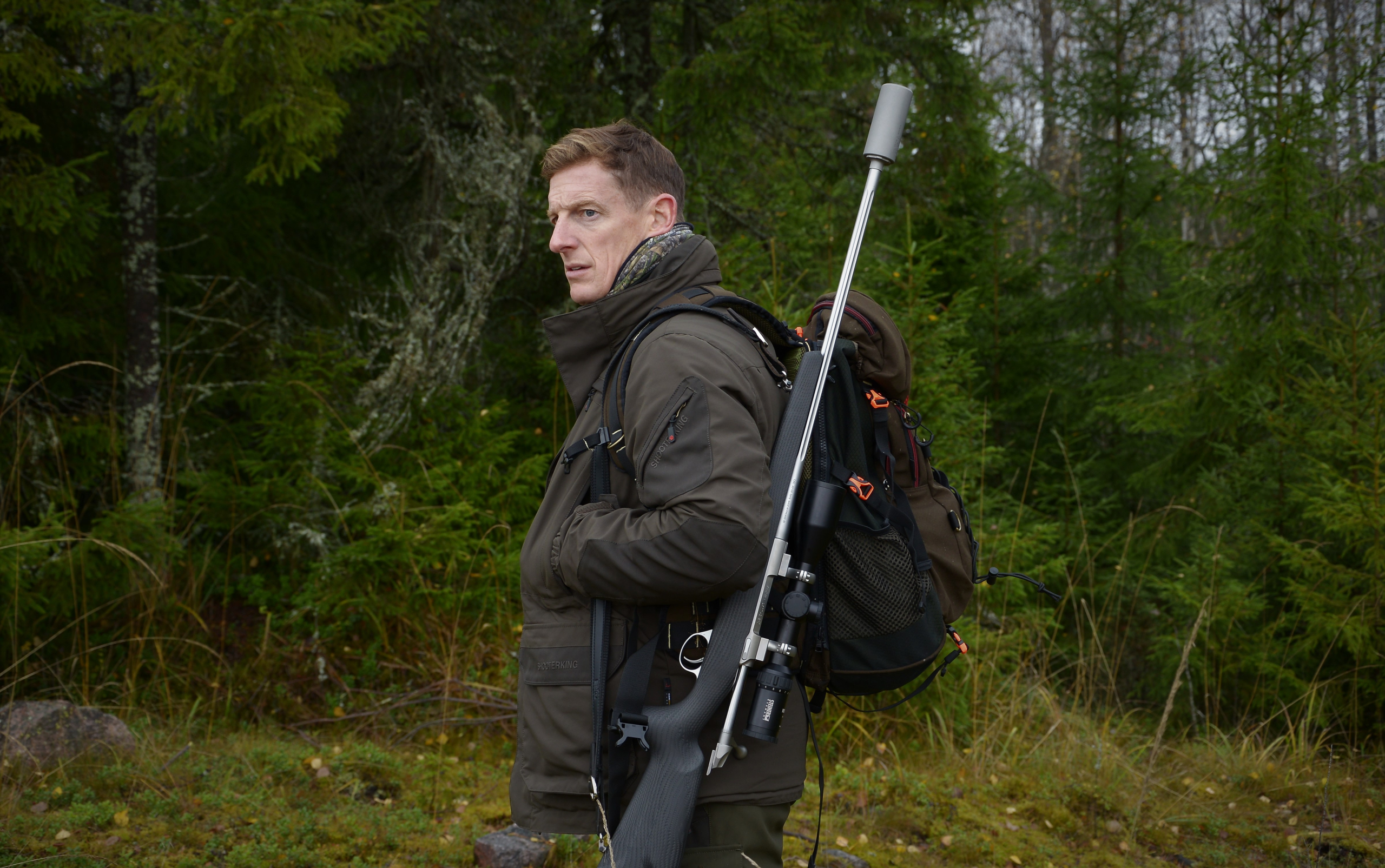 A Young Hunter With Modern Gun