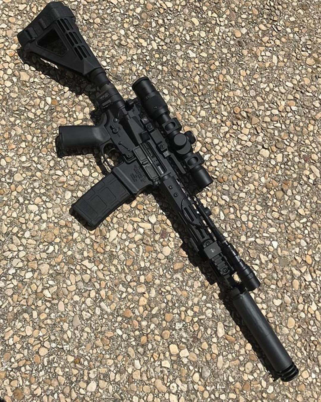 AR-15 on Ground