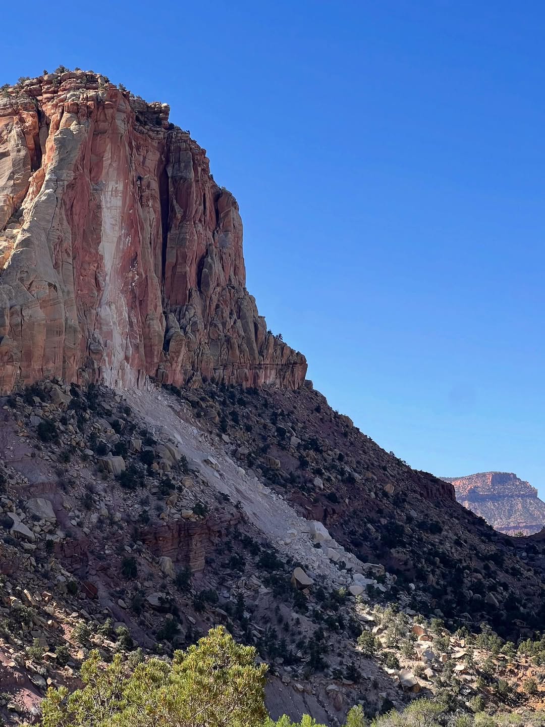Rockfall In Sandstone Cliffs