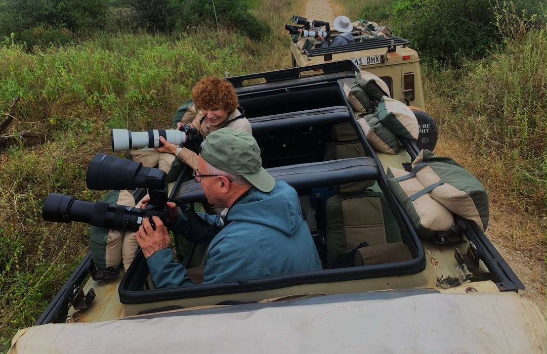 Photographers on the Safari Trip