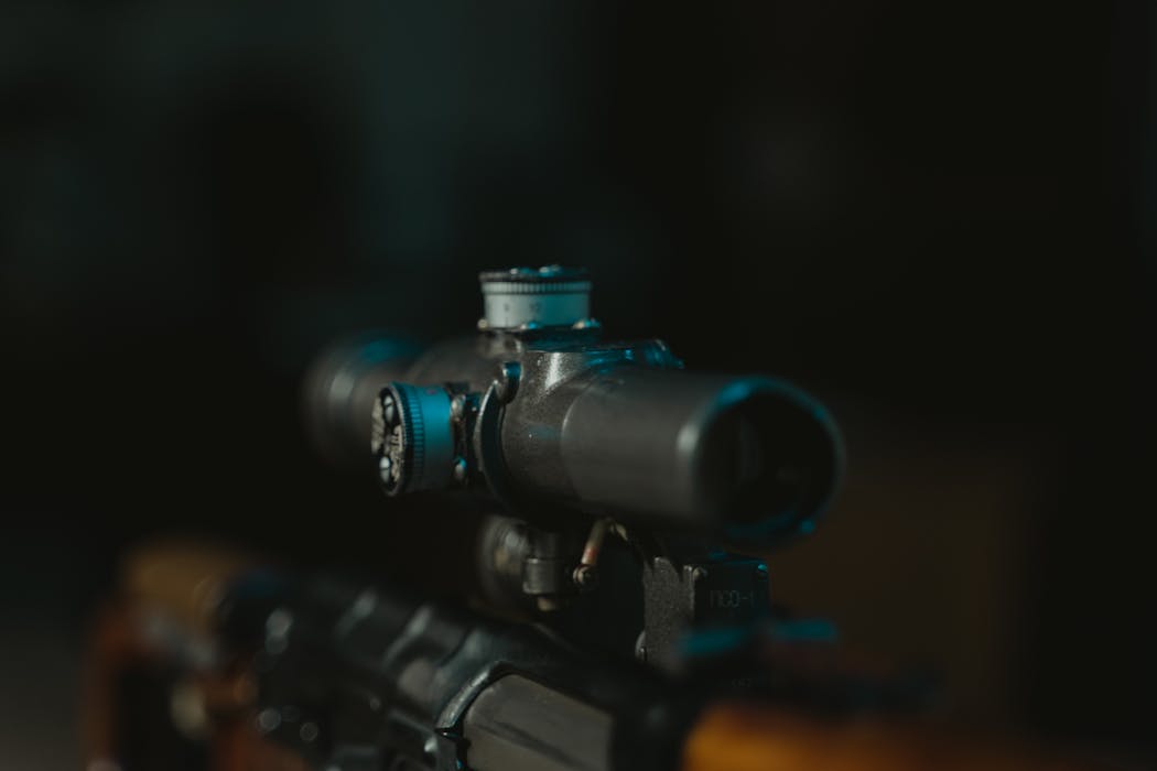 Fogged Optics of Rifle