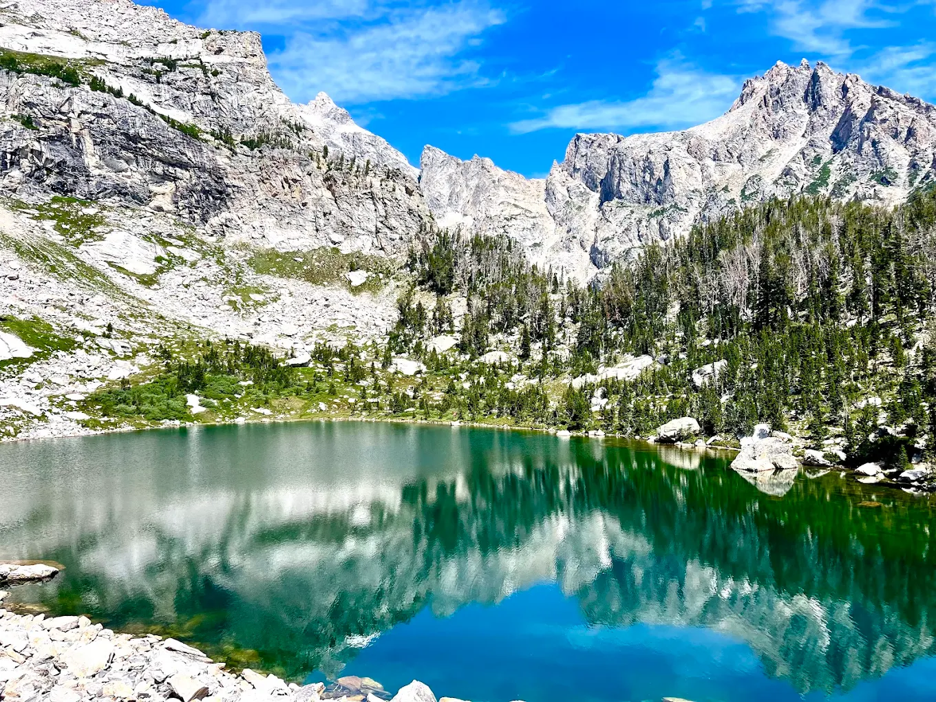 Amphitheater Lake Trail, Grand Teton National Park, Wyoming