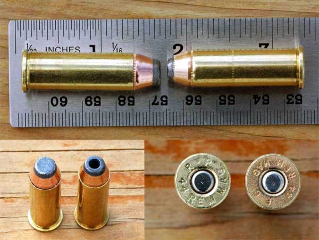 .44 Remington Magnum cartridge